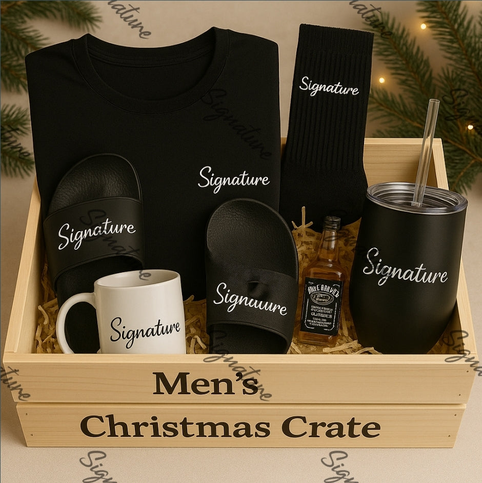 Pre Filled Christmas Crates/gift box for kids, women and men