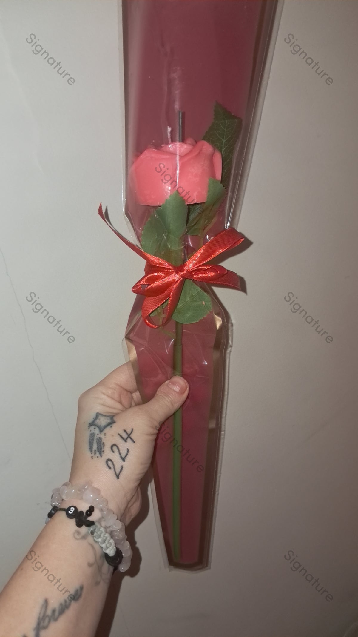 Flower candles