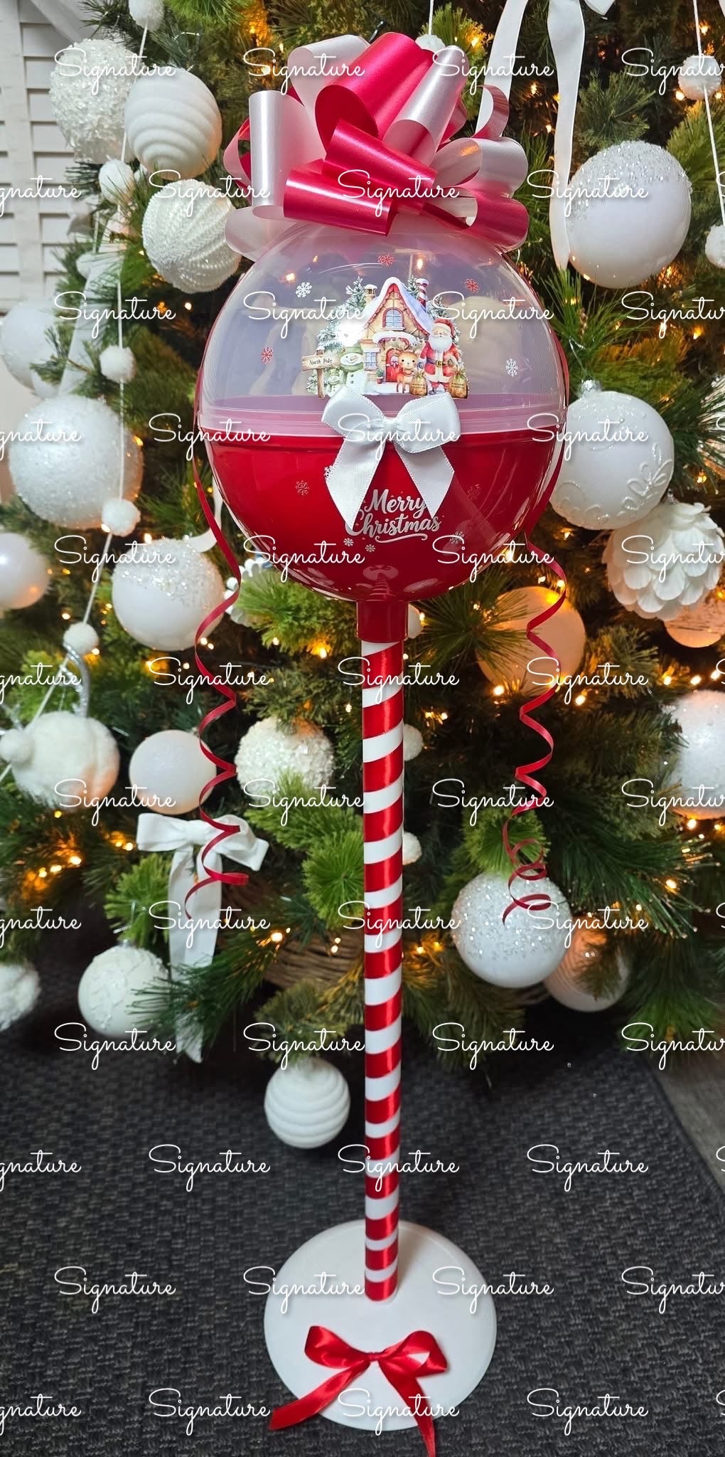 Giant fillable lollipops