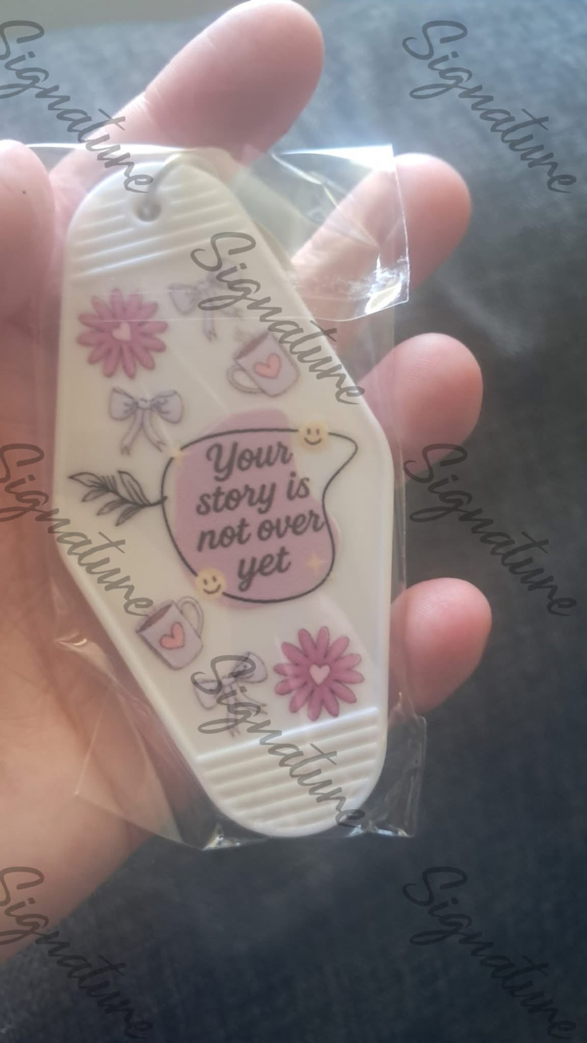 Motel style keyrings