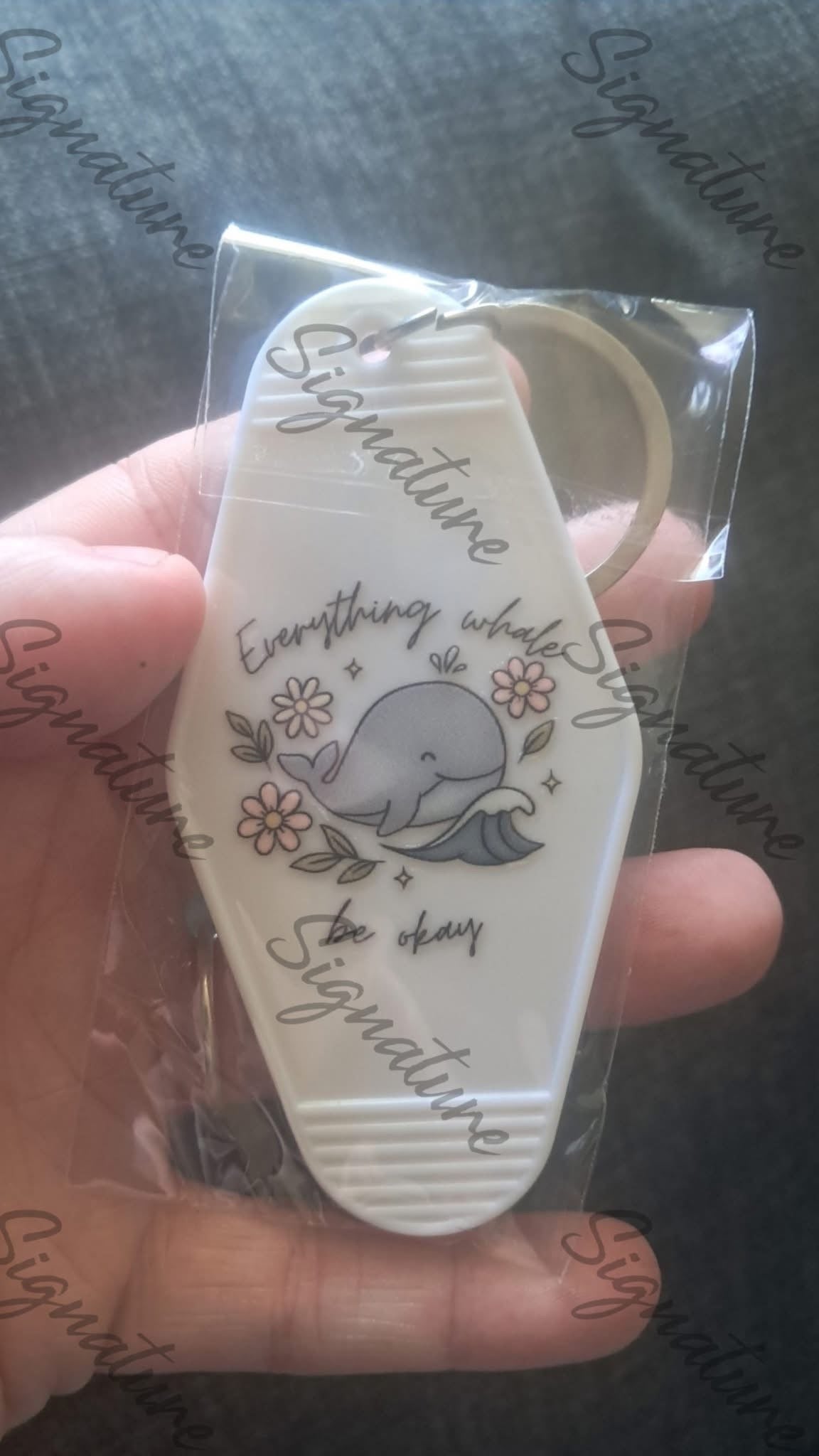 Motel style keyrings