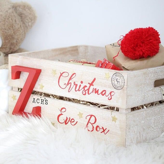 Large empty wooden crates