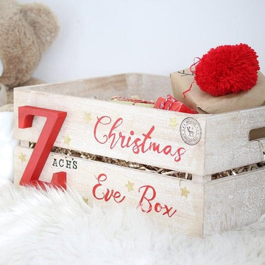 Large empty wooden crates