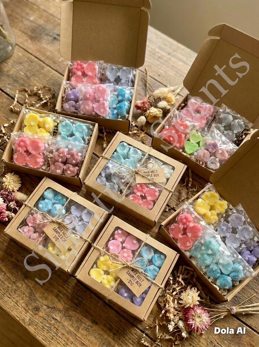 Signature Scents wax melt sample box