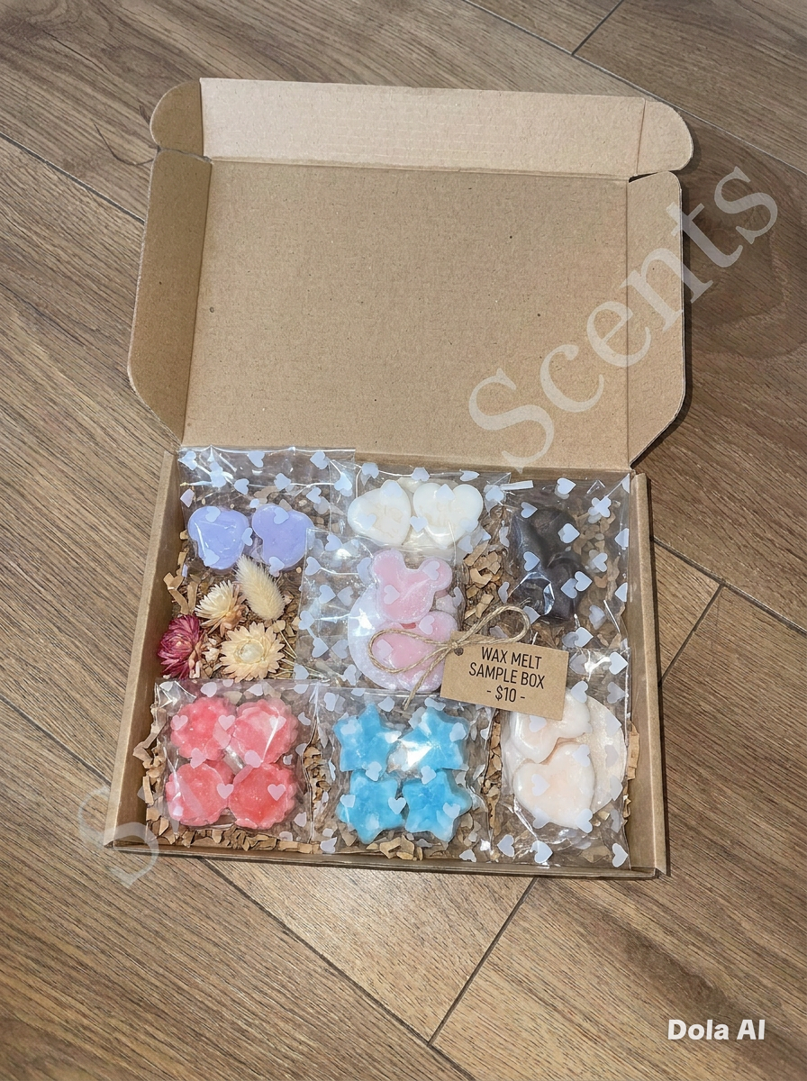 Signature Scents wax melt sample box