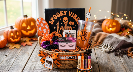 Pre Teen Girl Halloween Boo Basket
