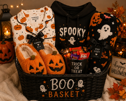 Adult Halloween Boo Basket