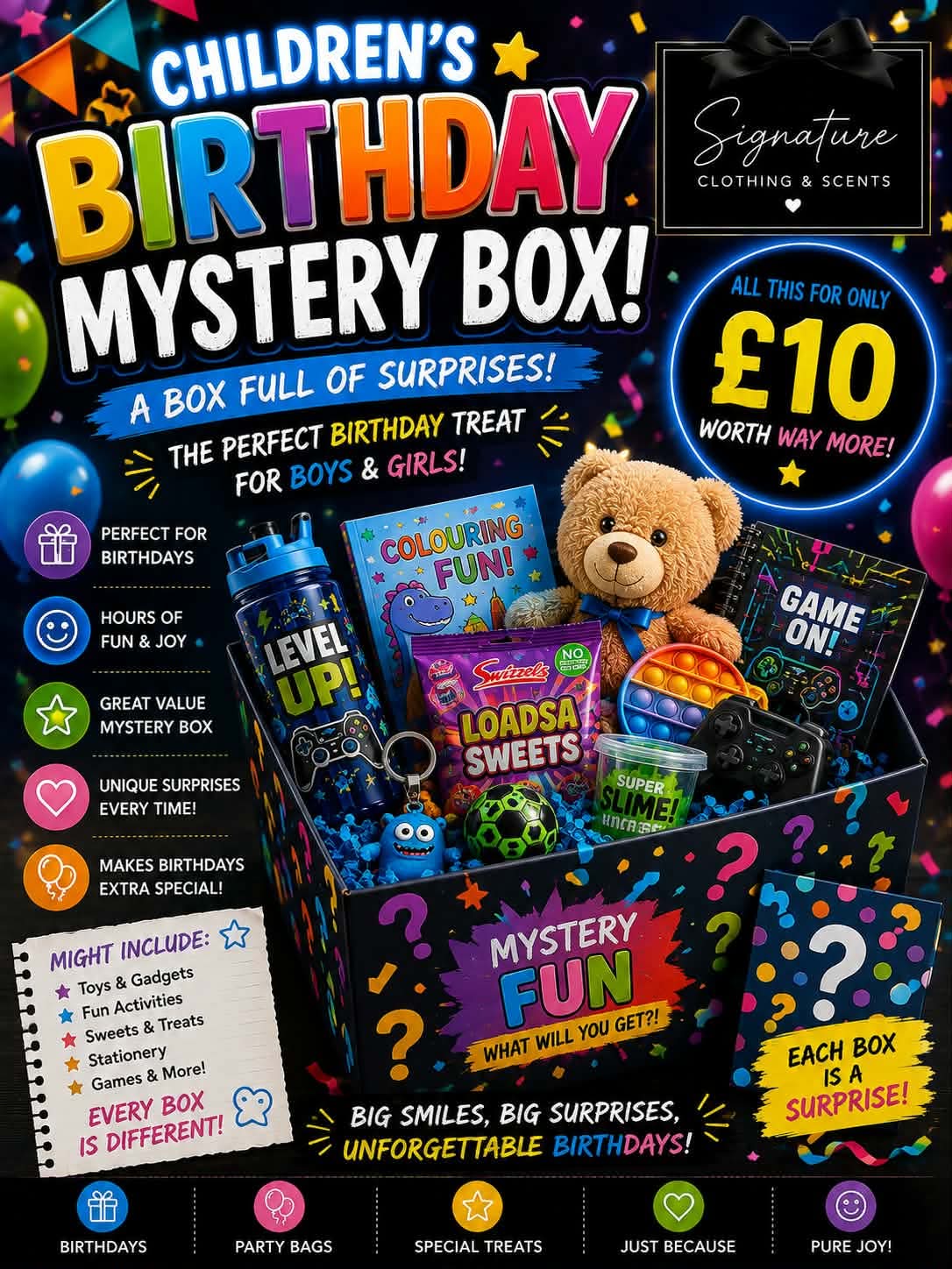 Children’s Birthday Mystery Box
