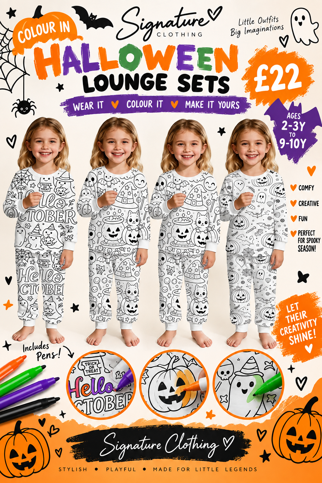 Halloween Colour in LoungeSet