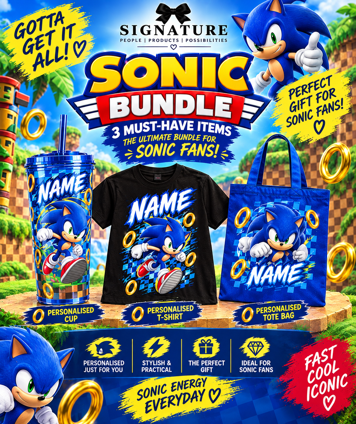Sonic gift bundle