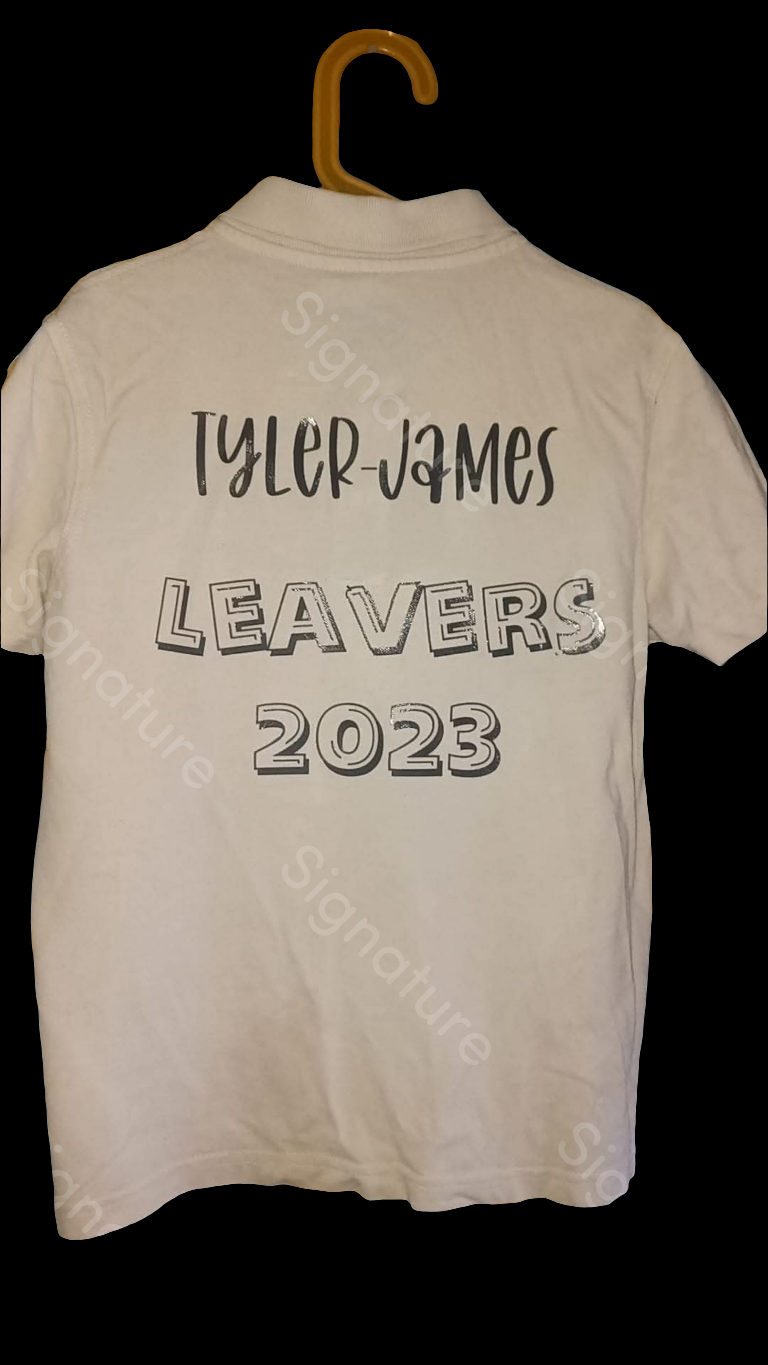 Custom Leavers Shirt