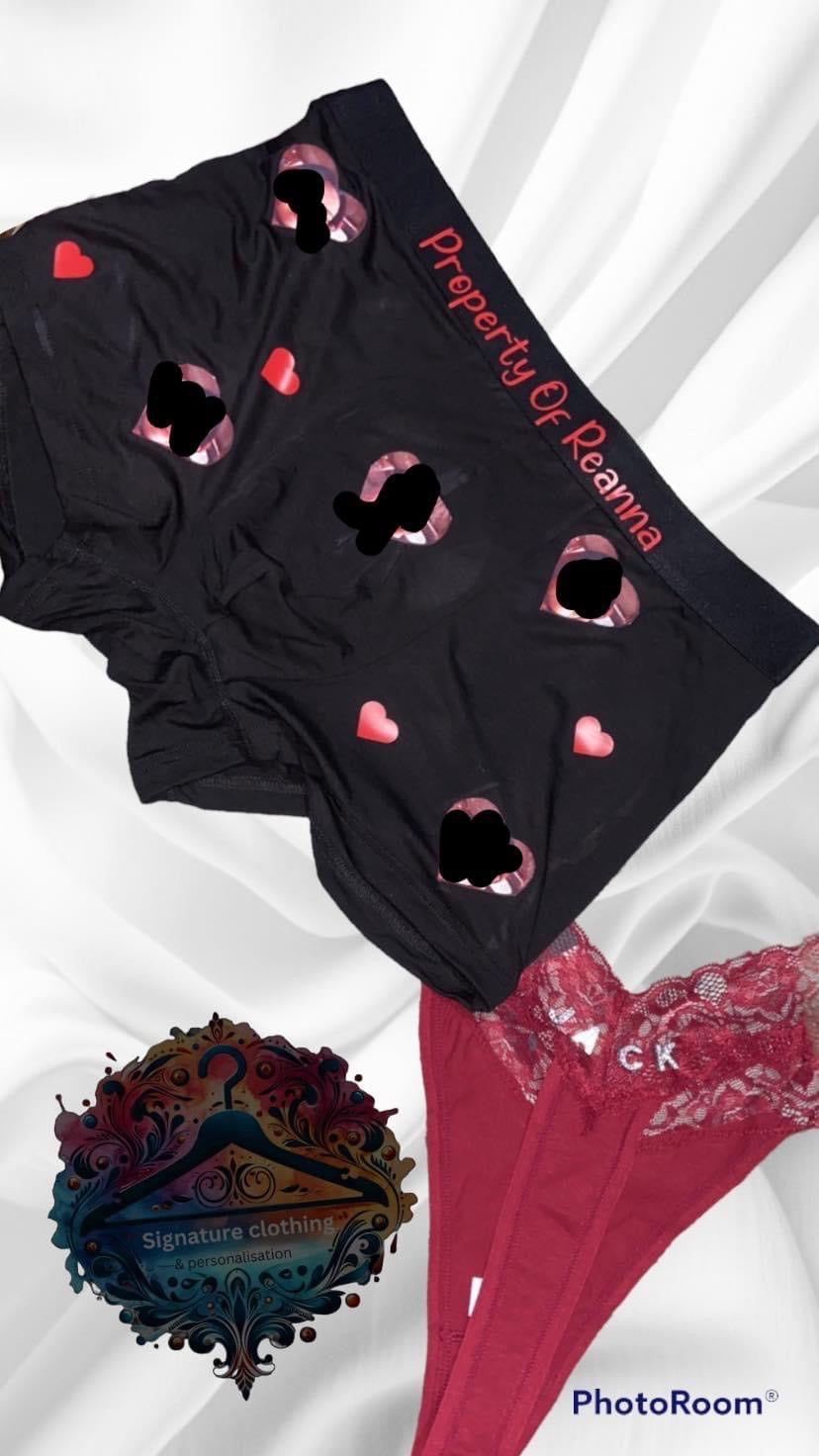 Personalised boxers