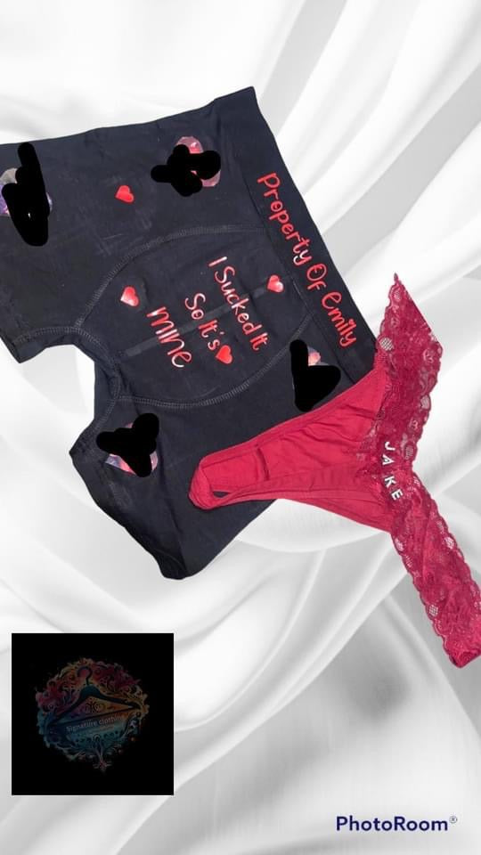 Personalised boxers