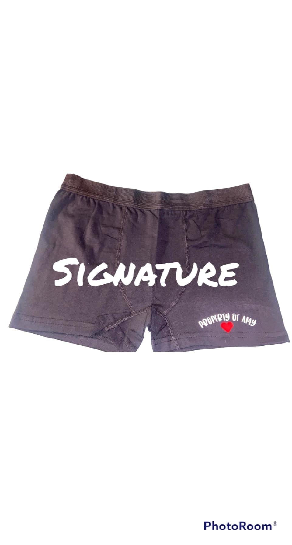 Personalised boxers