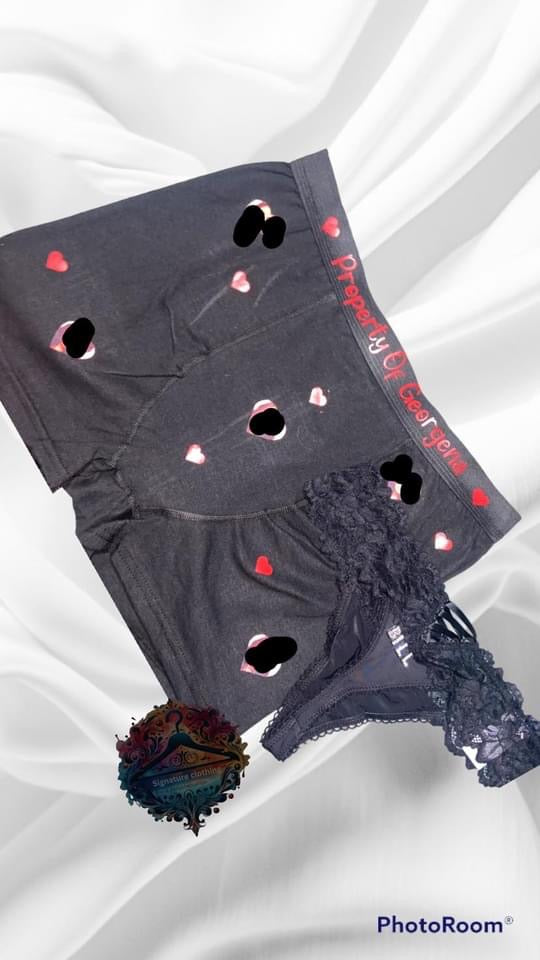 Personalised boxers